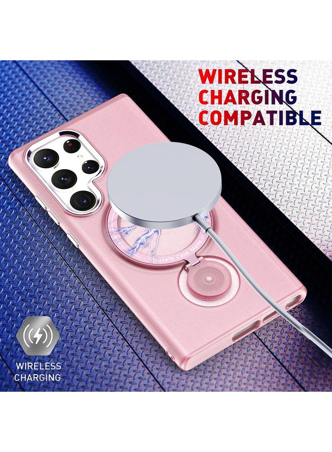 S-TOP Case For Samsung Galaxy S23 Ultra 5G 360 Degree Rotation Holder MagSafe Magnetic Phone Case - Image 4