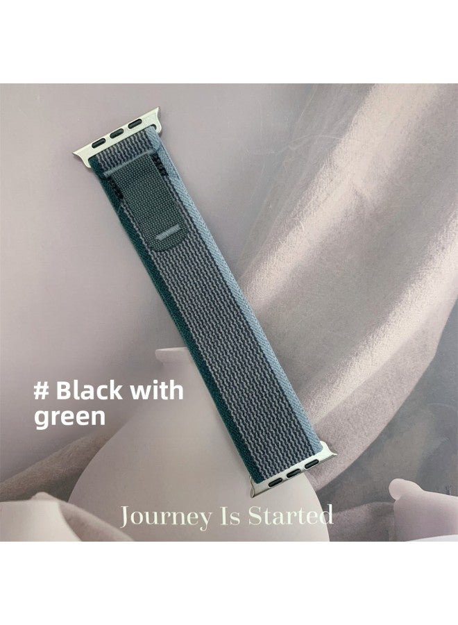 For Apple AppleWatch9 Wild Trail Loop Strap Ultra Sport Braided Nylon Loop Strap 