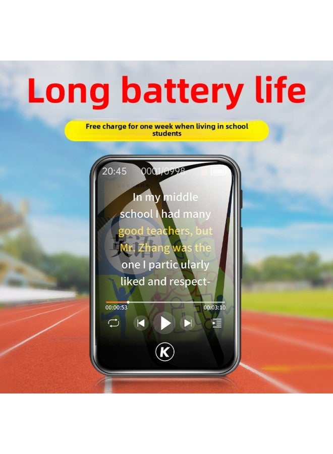 Mp3 Walkman Student Mp4 High School Dedicated Mp5 Music Player Listening Music Artifact Mp6 English Listening Bluetooth-Body Color:2.4 Hd Touch Screen-Memory Capacity:32GB [body Memory] - Package 1: Host + Music Headphones + OTG + 3-year Warranty  - Image 5