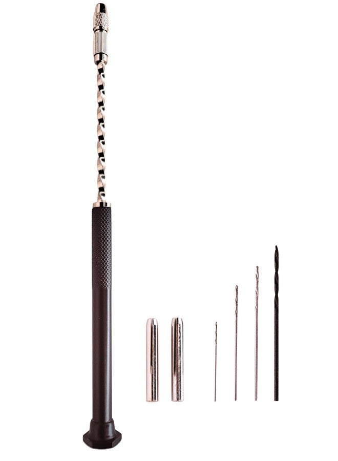 QUORIN Hand Drill for Resin Art,Pcb,Jewelry Making – Includes 4 Precision Micro Bits | Easy-to-Use for Woodworking, Crafts & Keychains - Image 1