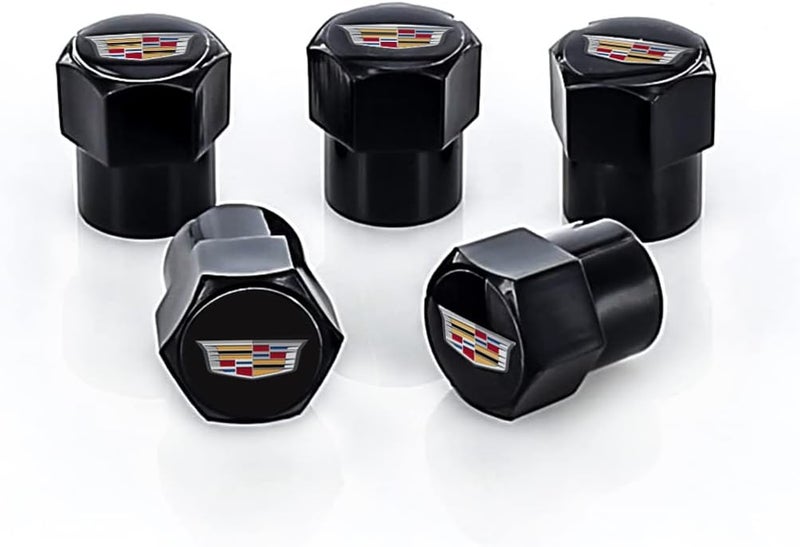 Cadillac Logo Valve Cap Covers (Black) - Image 1