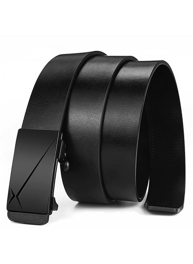 Gloryful Men Leather Belt Leather, Business Belt Automatic Buckle Luxury Design Waistband Waist Strap For Man  - Image 3