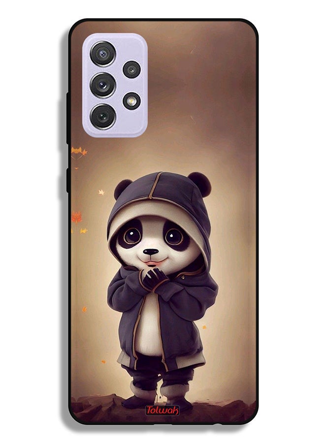 Tolwak Samsung Galaxy A72 5G Protective Case Cover Cute Little Panda - Image 1