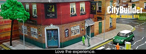 The CityBuilder Roads & PAVEMENTS Cardboard Model Layout Kit - O Scale Model Railroad Accessories - Image 4