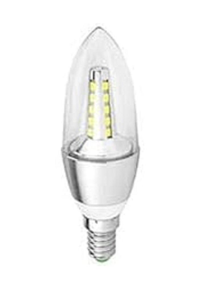 LED Candle Bulb - 2 Pieces - White E14 5W