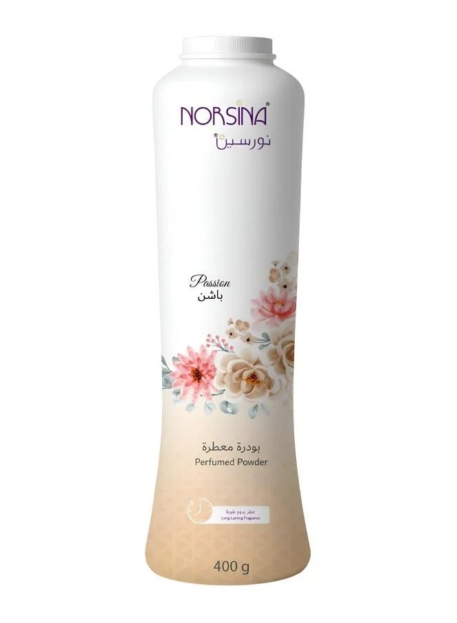 نورسينا بودرة معطرة برائحة العاطفة 400 غرام