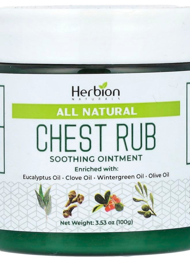 Herbion Naturals - All Natural Chest Rub 3.53 oz (100 g) - Image 1