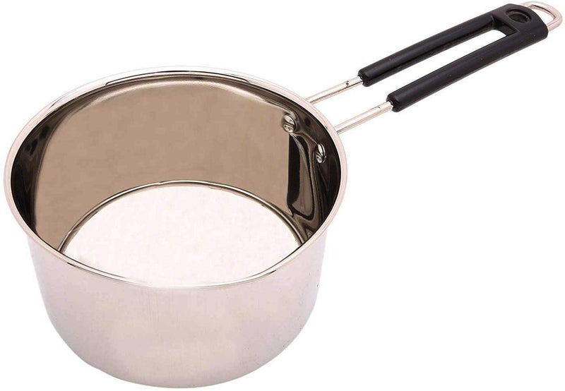 JGS Stainless Steel Induction and Gas Stove Heavy Base Sauce Pan for Cooking 1800 ML - Image 1