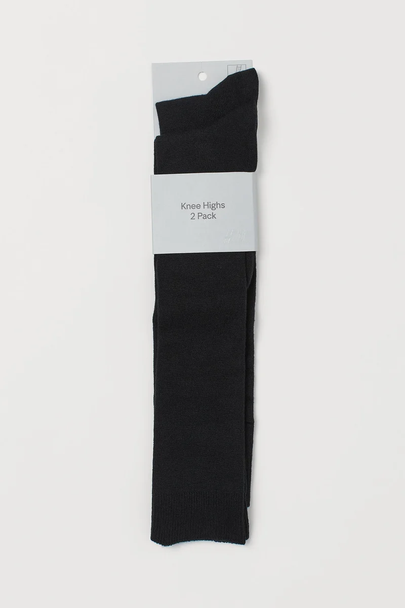 H&M 2-pack knee socks
