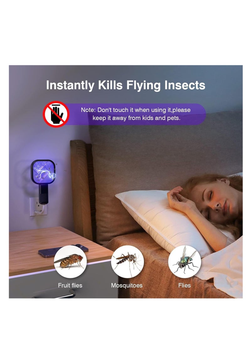 Fly Swatter USB Mini Mosquito Swatter Portable Fly Killer Insect Killer for Pest Control Mosquito Bat for Indoor and Outdoor Use 1 Pack No Built-In Battery