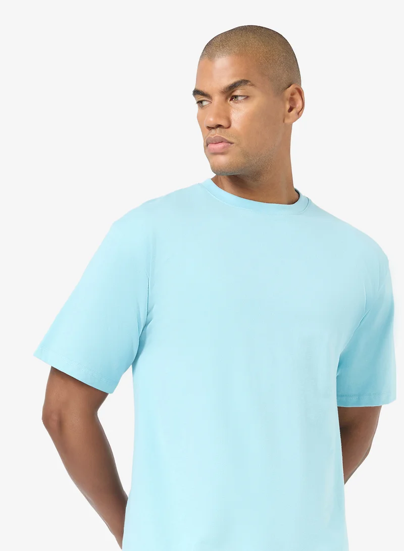 Seventy Five Basics  Oversized Drop Shoulder T-Shirt for Men | Best Price UAE