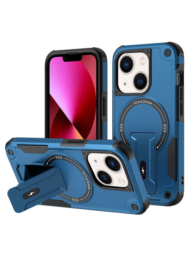 اس-توب جراب لهاتف iPhone 13 Armor Magsafe Holder PC Hybrid TPU جراب هاتف - Image 1