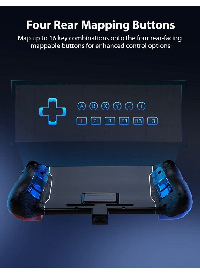 NEXIGO - Gripcon Ergonomic And Enhanced Controller For Nintendo Switch/Switch Oled In Handheld Mode With 6 Axis Gyro, Mapping Function, Classic - Image 1