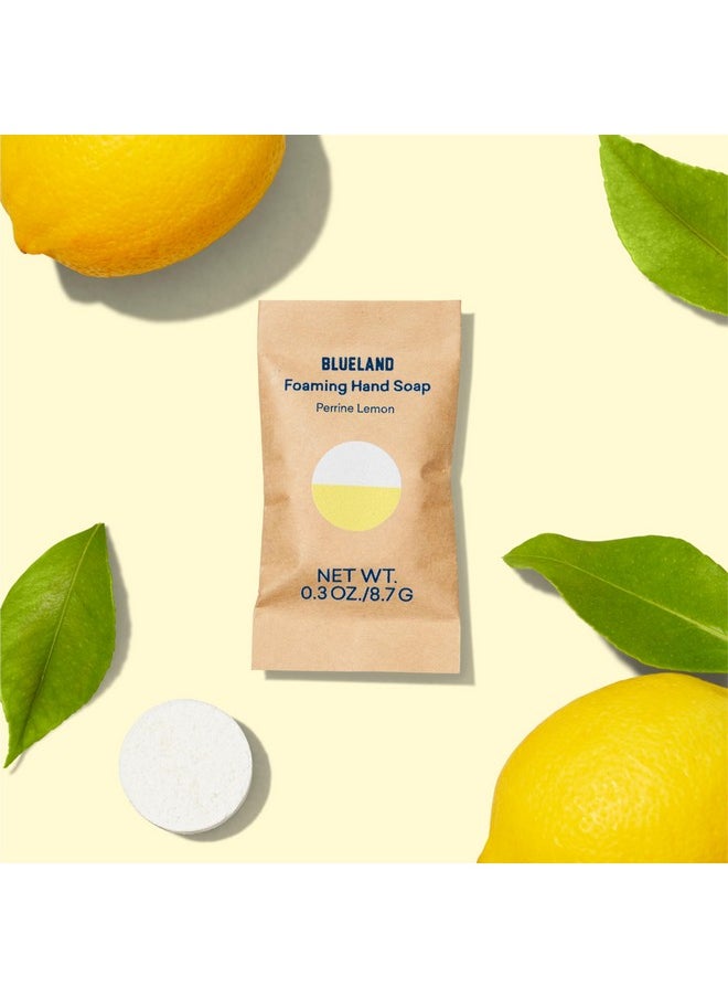 Blueland BLUELAND Foaming Hand Soap Tablet Refills - 10 Pack | Eco Friendly Products & Cleaning Supplies | Perrine Lemon Scent | Makes 10 x 9 Fl oz bottles (90 Fl oz total)  - Image 4
