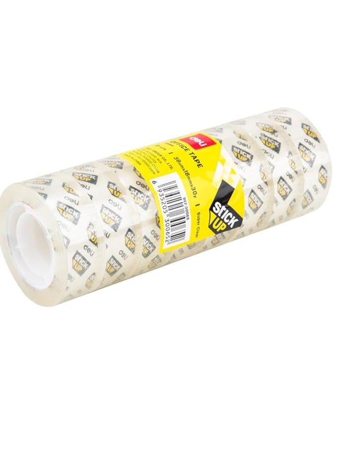 Deli 24-Piece Office Tape Set Clear - Image 2