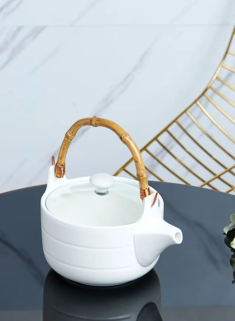 Noire Edit 5 Piece Bamboo Tea Set