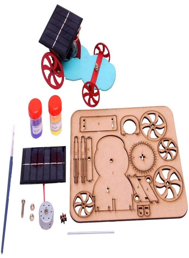 THE CURIOUS BRAIN® Solar CAR DO-IT-Yourself KIT for Girls & Boys- Science FAIR School Model- STEM Learning Activity- Solar Educational Toy - LAB Demo Model - Image 3