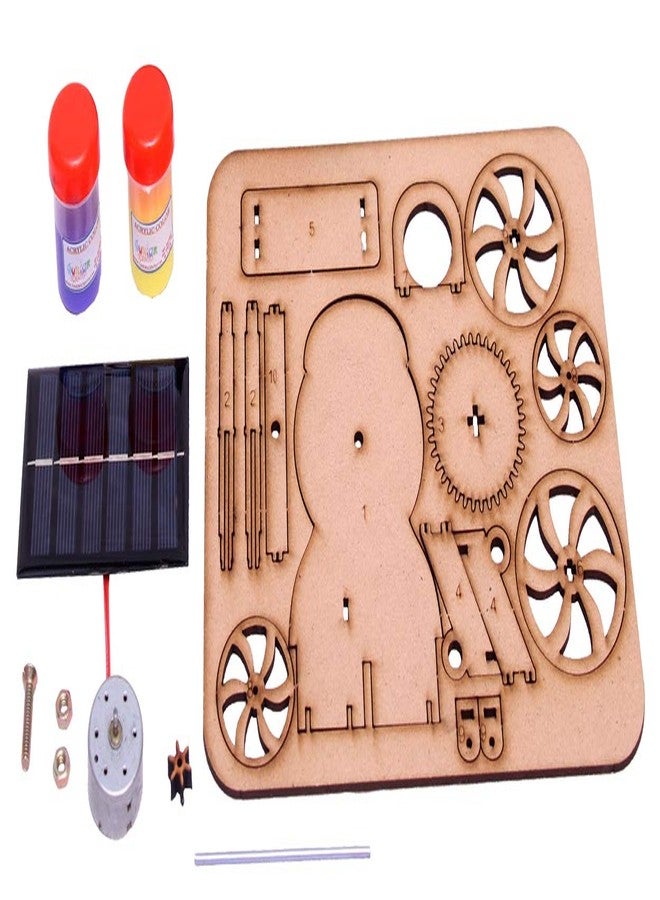 THE CURIOUS BRAIN® Solar CAR DO-IT-Yourself KIT for Girls & Boys- Science FAIR School Model- STEM Learning Activity- Solar Educational Toy - LAB Demo Model - Image 4
