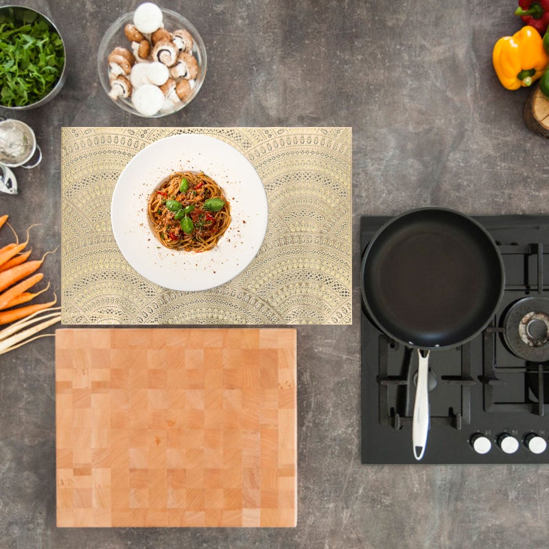 2pcs Scratch Resistant Table Protector Placemats Table Mats Thick Construction Placemats - Image 4