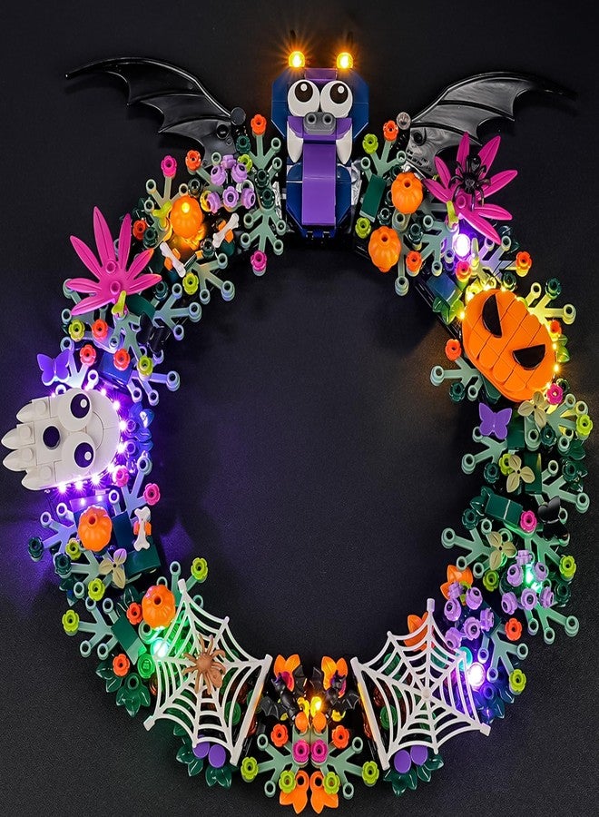 YEABRICKS LED Light for Lego-40825 Halloween Wreath Building Blocks Model (Building Set NOT Included) - Image 1