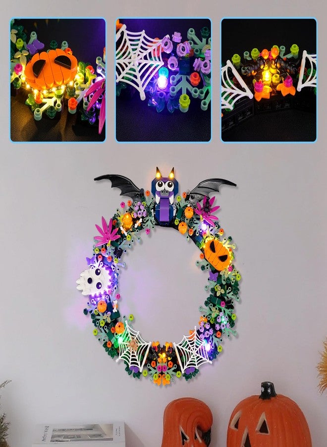 YEABRICKS LED Light for Lego-40825 Halloween Wreath Building Blocks Model (Building Set NOT Included) - Image 3