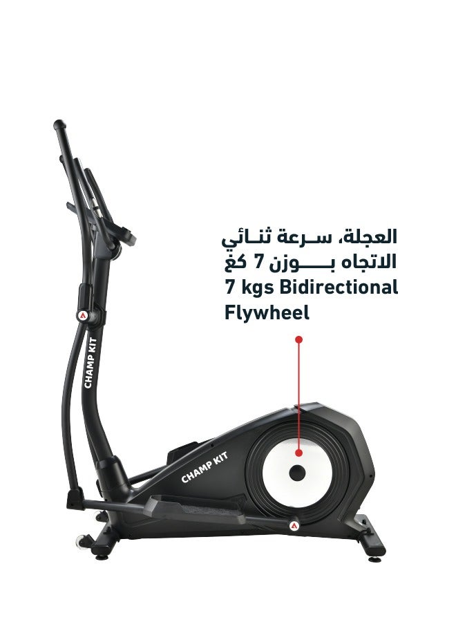 CHAMP KIT Elliptical Machine, for Home with Hyper-Quiet Magnetic Driving System, 32 Resistance Levels, 120KG Loading Capacity - Image 3