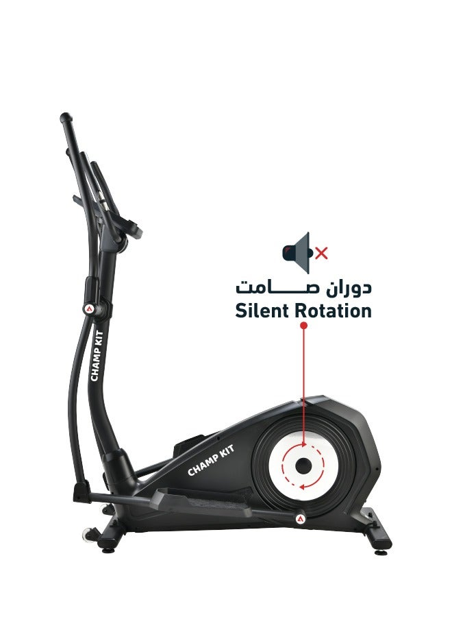 CHAMP KIT Elliptical Machine, for Home with Hyper-Quiet Magnetic Driving System, 32 Resistance Levels, 120KG Loading Capacity - Image 5