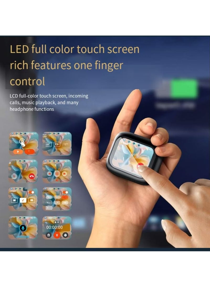 Neutral Full color touch screen Bluetooth earphones ANS+ENC dual noise reduction in ear earphones - Image 5