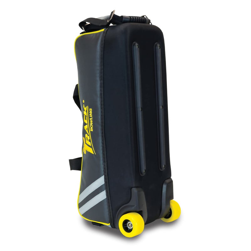 Track Select Slim Triple Tote Bowling Bag - Grey/Yellow - Image 3