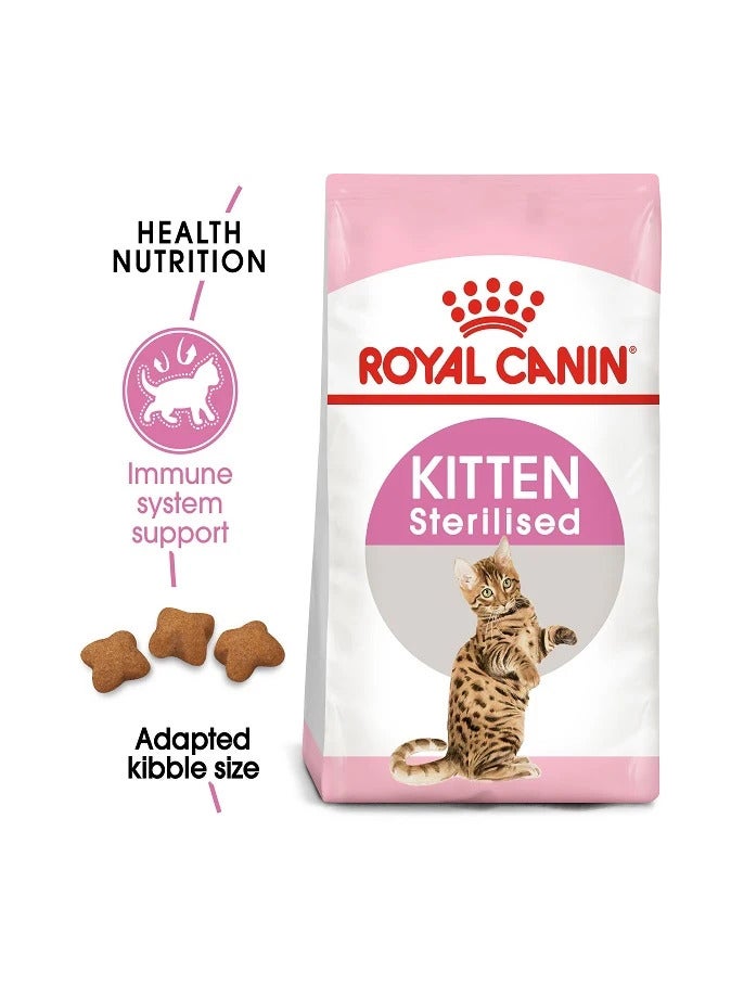 Royal Canin Dry Food for Sterilized Kittens Stage 4 (6-12 Months),2kg - Image 2