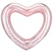 HeySplash Pool Floats Adult Size Heart Inflatable Pool Floatie for Bachelorette Party Swim Tube Rings River Lake Beach Floaty Wedding Bride Valentine Fun Toy Raft LoungeGlitter Rose Gold - Image 3