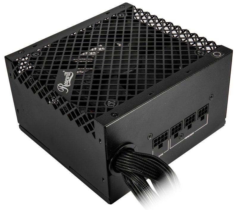 Rosewill VSB 850W 80+ Bronze, ATX 3.0 & 3.1 Compatible, Semi-Modular Power Supply, PCIe 5.1 12V-2x6 Connector, 105Â°C/221Â°F Japanese Capacitor, 120mm ICB Silent Fan - 5 Year Warranty - Image 4