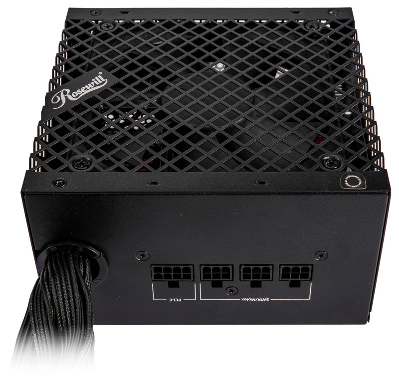 Rosewill VSB 850W 80+ Bronze, ATX 3.0 & 3.1 Compatible, Semi-Modular Power Supply, PCIe 5.1 12V-2x6 Connector, 105Â°C/221Â°F Japanese Capacitor, 120mm ICB Silent Fan - 5 Year Warranty - Image 5