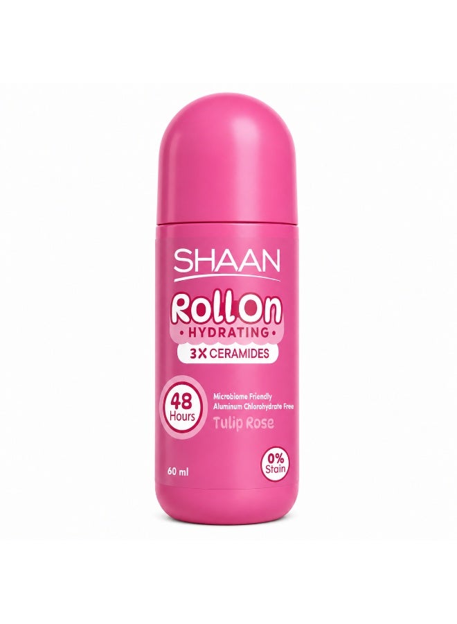 Shaan Hydrating Roll on Tulip rose  60 ml