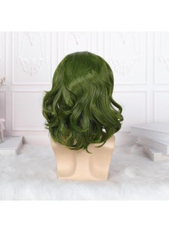 NIBEMINENT Joker Fleck Green Medium-Length Wavy Cosplay Wig  - Image 4