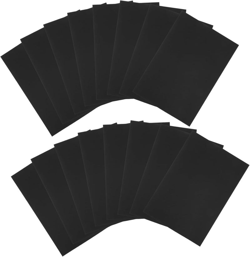 50pcs Black Cardstock for Crafting Scrapbooking Halloween Decorations Clean Cuts Design - Image 1