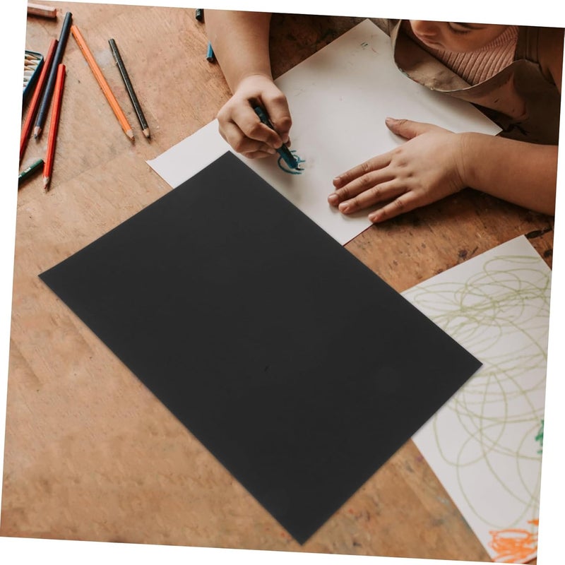 50pcs Black Cardstock for Crafting Scrapbooking Halloween Decorations Clean Cuts Design - Image 5