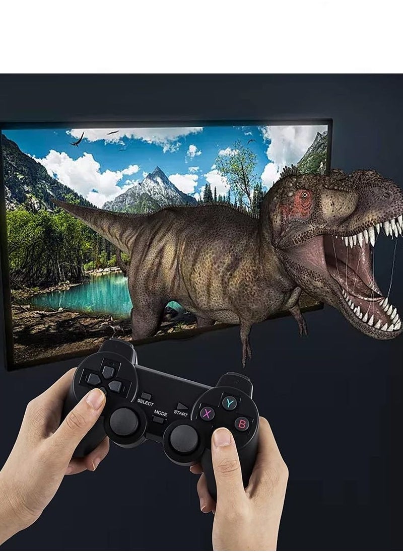 Generic - 2.4G Wireless Controller Gamepad Console Stick Plug and Play Video Game Stick with 10000+ Games 9 Classic Emulators 4K High Definition HDMI Output for TV with Dual 2.4G Wireless Controllers - Image 1