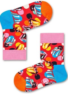 Happy Socks Happy Socks Unisex Rolling Stones Big Licks Socks Multi Color (Multi Color )6-12 months 