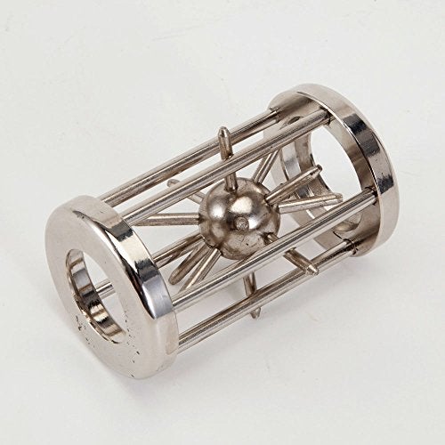 Bits and Pieces Metal Brain Teaser Puzzle - Spiked Ball Disentanglement Puzzle, 3D Assembly Puzzles for Adults - Image 4
