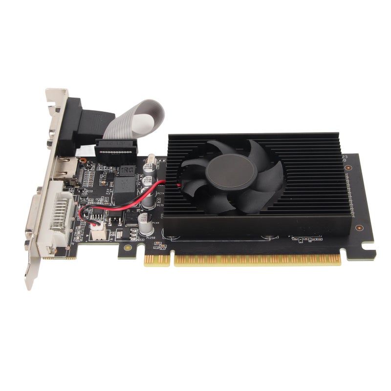 بطاقة رسومات GT610 بسعة 2 جيجابايت و عرض بتا 64 بت لجهاز الكمبيوتر المكتبي مع واجهة مشغل муلтимيديا عالية الدقة - Image 5