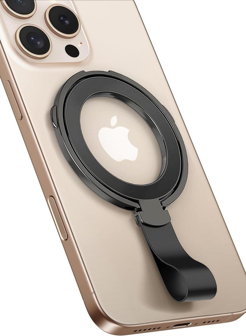 Captaintech Magnetic Phone Grip,for Magsafe Phone Stand Ring Holder, Magnetic Phone Kickstand Accessories for iPhone 16 Pro Max /iPhone15/14/13/12u0026Android - Image 1