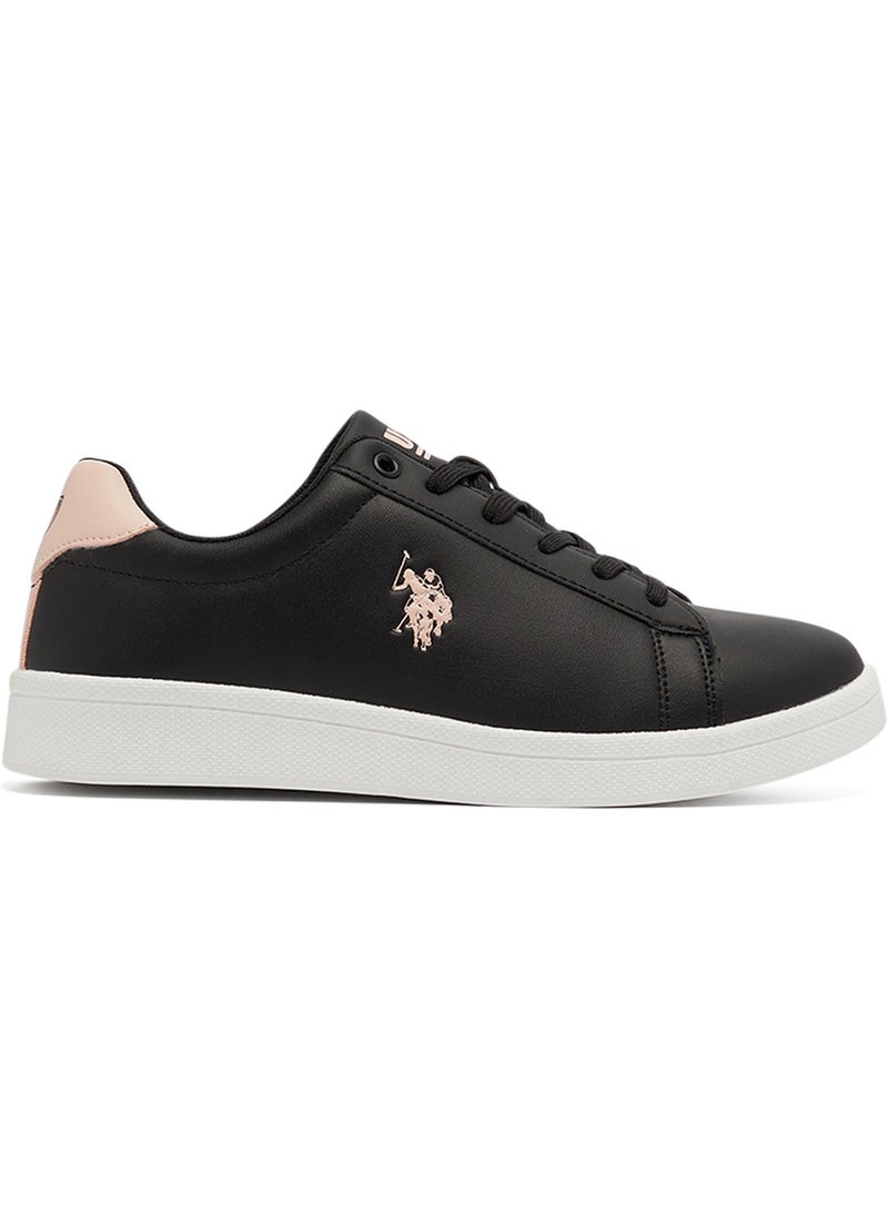 U.S. Polo Assn. Women's Black Low-Top Sneakers - High-Quality Sole for Everyday Look  - Image 1
