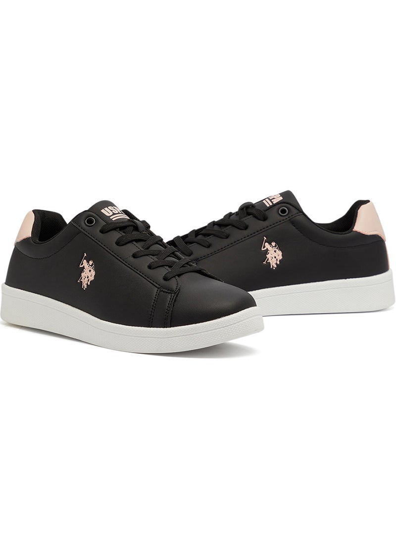 U.S. Polo Assn. Women's Black Low-Top Sneakers - High-Quality Sole for Everyday Look  - Image 3