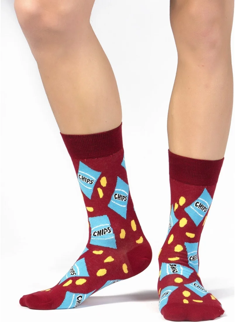 Ozzy Socks Chips Patterned Socks