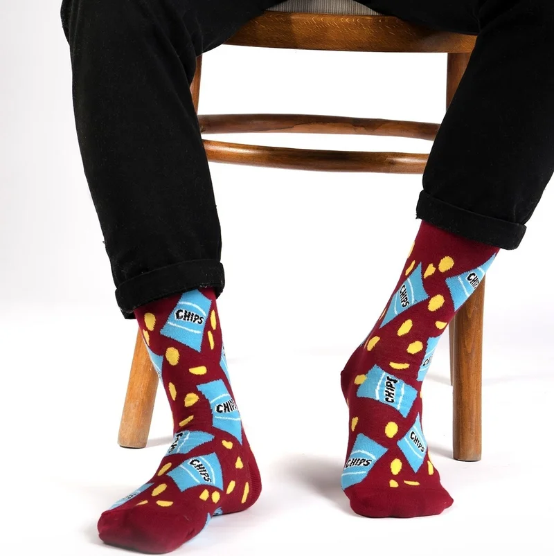 اوزي سوكس Chips Patterned Socks