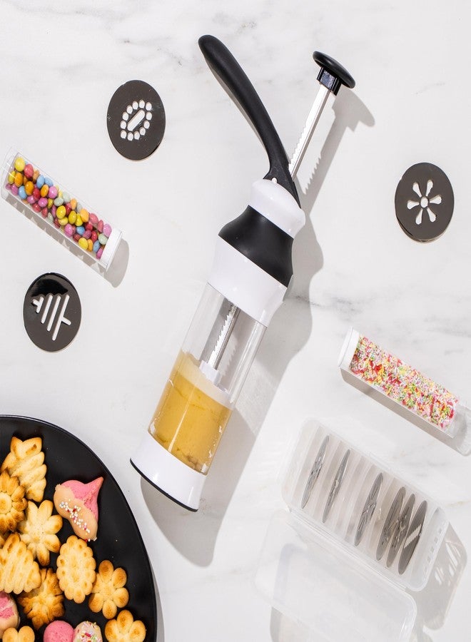 Reifier 14-Piece Cookie Press Set - Upgraded - Stainless Steel Disks & Storage Case - Heavy-Duty Design - Image 2