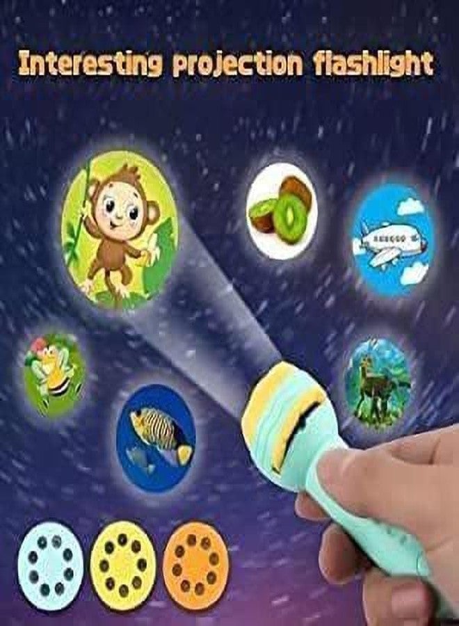 Crazy Buy CrazyBuy Mini 3 Slides 24 Pattern Projector Flashlight Kids Projection Torch (Multicolor) - Image 2