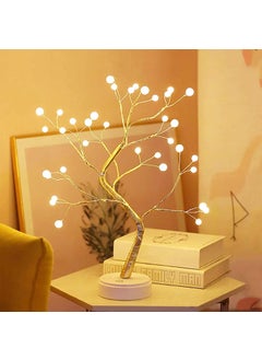 Citaaz Citaaz LED Tree Light Tabletop Bonsai Tree Lamp Artificial Tree Battery Operated for Party Wedding Holiday Christmas Decoration Pearl  - Image 1