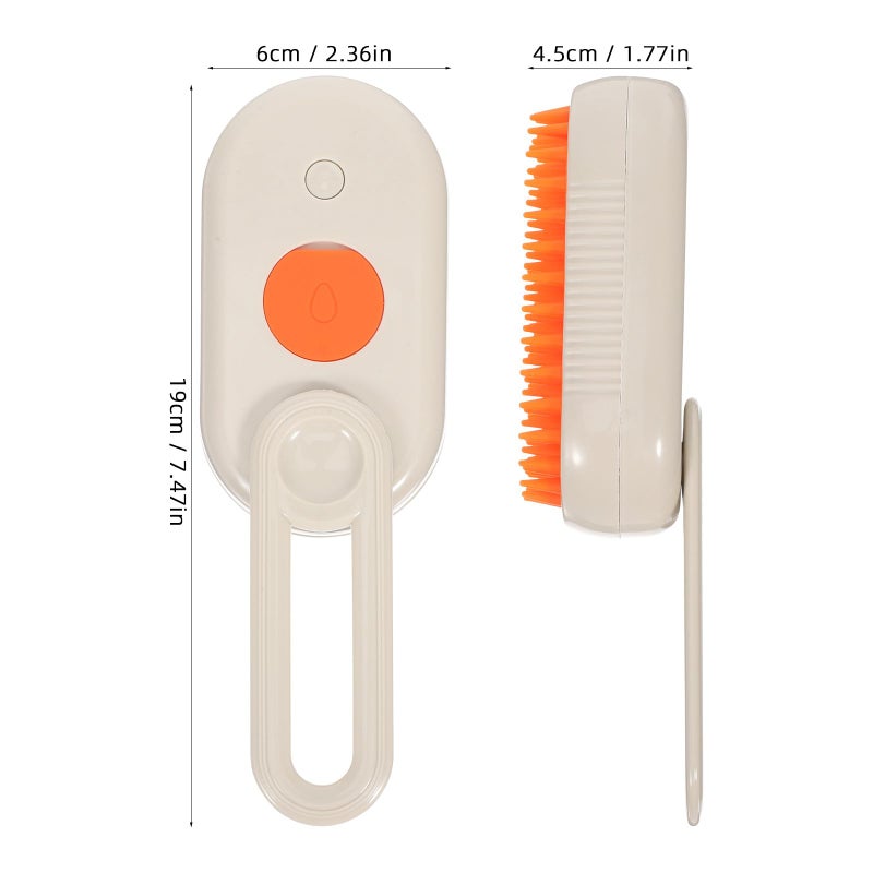 Rotating Handle Pet Brush with Spray for Long Haired Dogs and Cats Grooming Comb for Shedding Control Static Reduction and Massage - Image 3